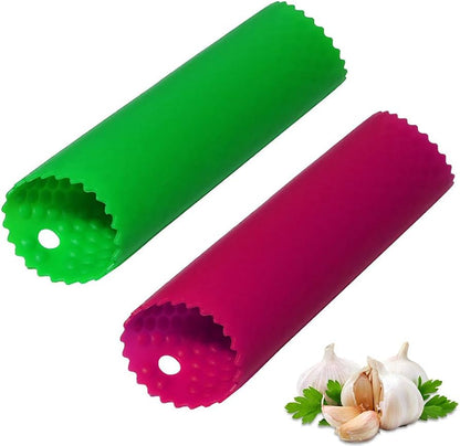 Silicone Garlic Peeler – Easy Garlic Skin Remover Tube