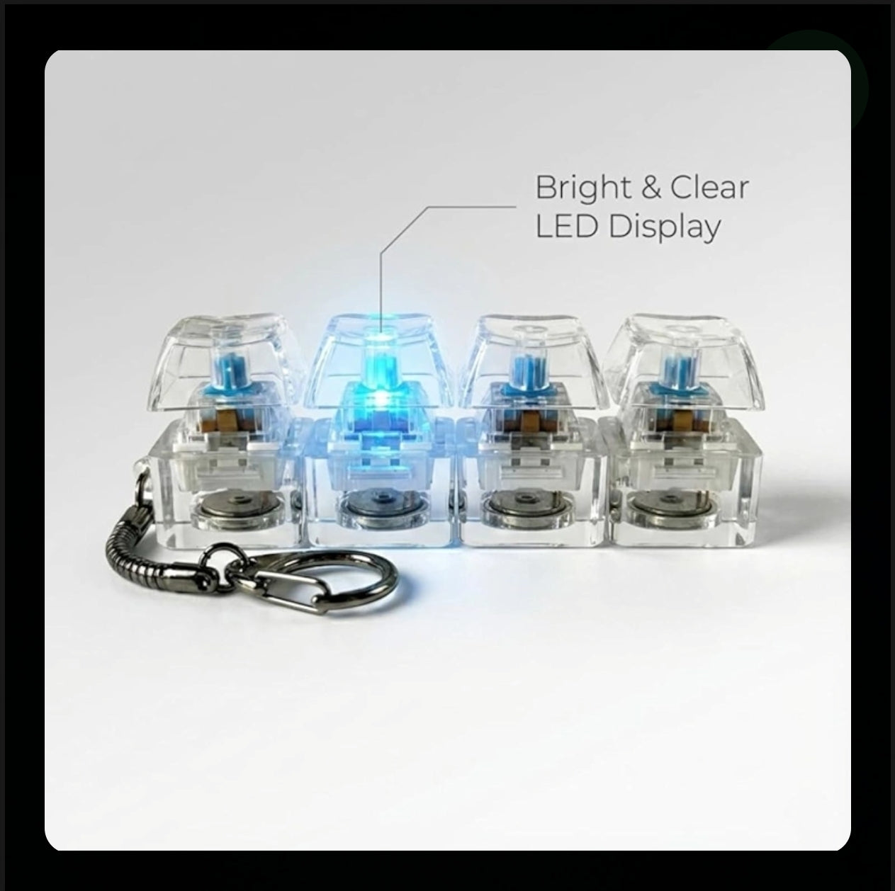 Keyboard Fidget Keychain